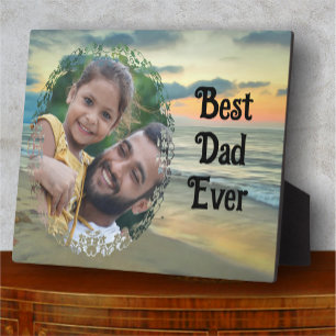 Best Dad Ever Ocean Sunset 0735 Fotoplaat
