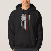 Best Dad Ever on American Flag Hoodie (Voorkant)