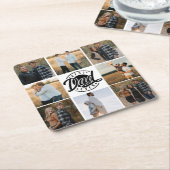 Best Dad Ever Paper Onderzetter (Schuin)