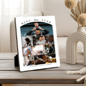 Best Dad Ever Personalized Photo Memory Collage Fotoplaat