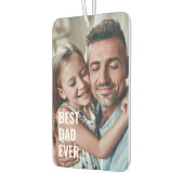 Best Dad Ever Photo Air Freshener Luchtverfrisser (Links)