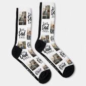 Best Dad Ever Photo Collage Father's Day Sokken (Rechts)