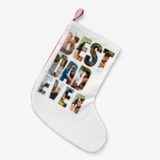 Best Dad Ever | Photo Collage Placeholder Template Kleine Kerstsok