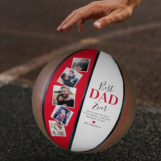 Best Dad Ever Photo Keepsake Basketball Basketbal