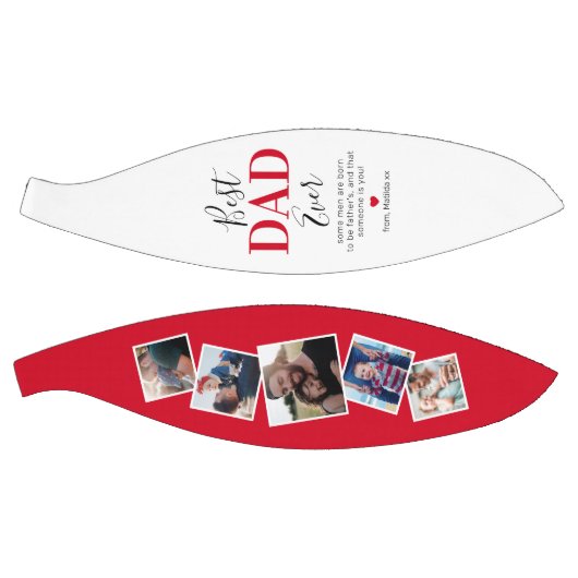 Best Dad Ever Photo Keepsake Basketball Basketbal (Panelen)