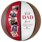 Best Dad Ever Photo Keepsake Basketball Basketbal (Verticaal)