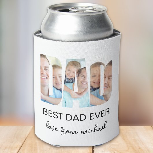 Best Dad Ever Photo Letter Blikjeskoeler