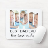 Best Dad Ever Photo Letter Muismat (Met muis)
