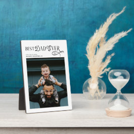 Best Dad Ever Photo Modern Fathers Day Gifts Fotoplaat