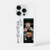  Best Dad Ever Photo Modern Fathers Day Gifts iPhone Hoesje (Achterkant)