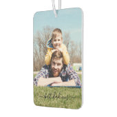 Best Dad Ever Photo Script Air Freshener Luchtverfrisser (Links)