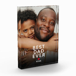 Best Dad Ever Photo Vaderdag Fotoblokken