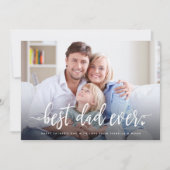Best Dad Ever Photo Vaderdag Kaart (Voorkant)