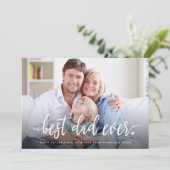 Best Dad Ever Photo Vaderdag Kaart (Staand voorkant)