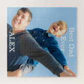Best Dad Ever Photo Vaderdag Legpuzzel (Horizontaal)