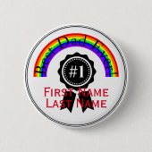 Best Dad Ever Rainbow Button HAMbWG (Voorkant)