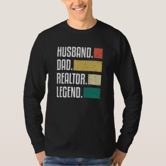 Best Dad Ever Real Estate Broker Realtor Dad T-shirt