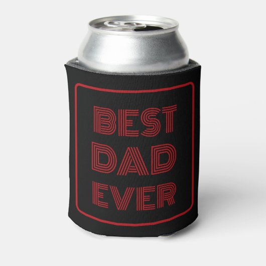 Best Dad Ever Script Custom Blikjeskoeler (Blikje Achterkant)
