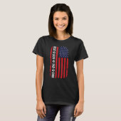 Best Dad Ever Us American Flag Best Dog Dad Ever F T-shirt (Voorkant volledig)