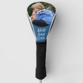 Best Dad Ever Vaderdag Foto Golfheadcover (Voorkant)