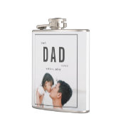 Best Dad Ever Vaderdag Foto Heupfles (Links)