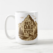 Best Dad Ever Vaderdag Gift Koffiemok (Links)
