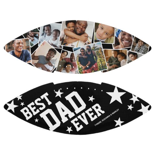 Best Dad Ever Vaderdag Photo Football (Panelen)