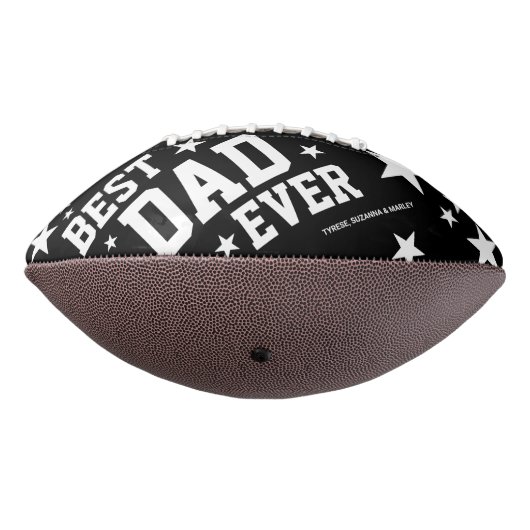 Best Dad Ever Vaderdag Photo Football (Gedraaid 270)