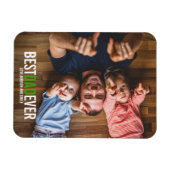 Best Dad Ever Vaderdag Photo Magnet Magneet (Horizontaal)