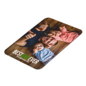 Best Dad Ever Vaderdag Photo Magnet Magneet (Linkerzijde)