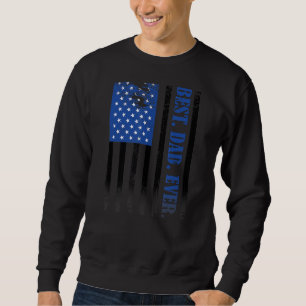 Best Dad Ever With Us American Flag Vintage For Fo Trui