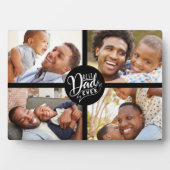 Best Dad Family Photo Plaque Fotoplaat (voorkant)