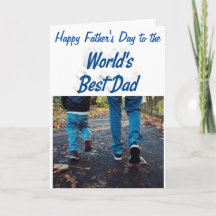 Best Dad Fathers Day Foto zee blue text