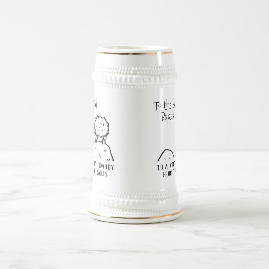 Best Dad Funny Sheep Gezegde a Pun Bierpul (Center)