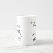 Best Dad Funny Sheep Gezegde a Pun Porselein Kop (Voorkant)