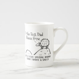 Best Dad Funny Sheep Gezegde a Pun Porselein Kop