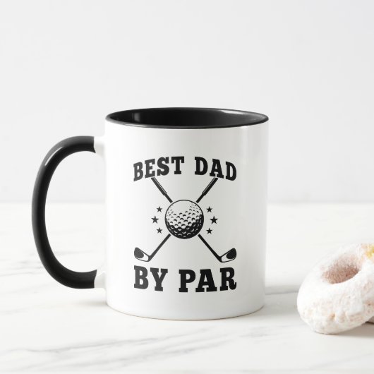 Best Dad Golf Mug Mok (Met donut)