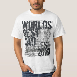 Best Dad Grunge Graffitti Text 2014 Tshirt