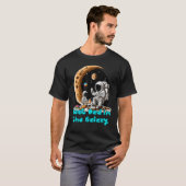 Best Dad In The Galaxy  Astronaut Dad And Son Gala T-shirt (Voorkant volledig)