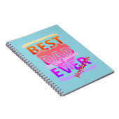 Best Dad in the galaxy ever Notitieboek (Rechterzijde)