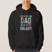Best Dad in the Galaxy Fathers's Day Present for Hoodie (Voorkant)