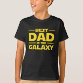Best Dad In The Galaxy T-shirt (Voorkant)