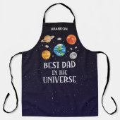Best Dad in The Universe Quote Fathers Day Schort (Voorkant)