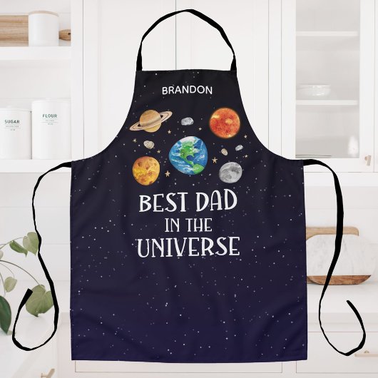Best Dad in The Universe Quote Fathers Day Schort