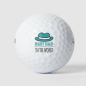 Best Dad in the World Golfballen (Voorkant)