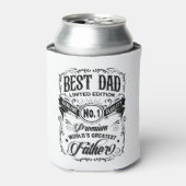 Best Dad Limited Edition Premium Father Blikjeskoeler (Blikje Voorkant)