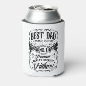 Best Dad Limited Edition Premium Father Blikjeskoeler (Blikje Achterkant)