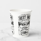Best Dad Limited Edition Premium Father Papieren Bekers (Achterkant)