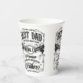 Best Dad Limited Edition Premium Father Papieren Bekers (Voorkant)