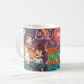 Best Dad Love Dad, Father's Day, Dad Gift Koffiemok (Voorkant links)